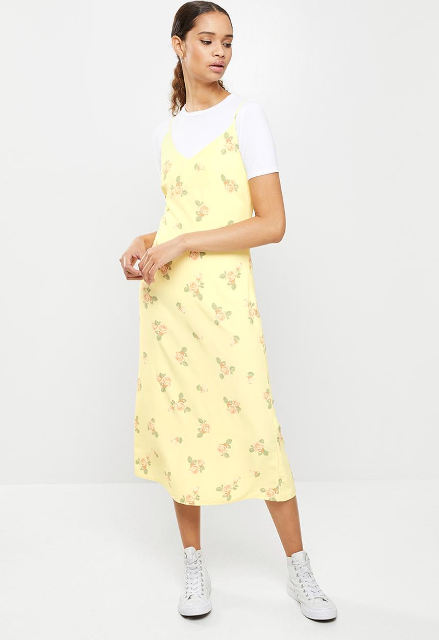 Glamorous - Slip dress - yellow