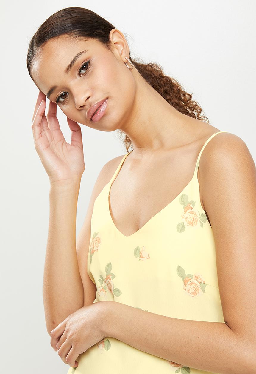 Glamorous - Slip dress - yellow