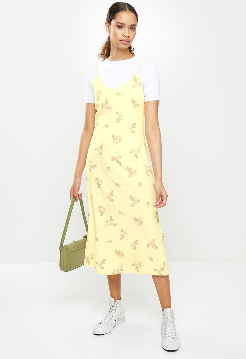 Glamorous - Slip dress - yellow
