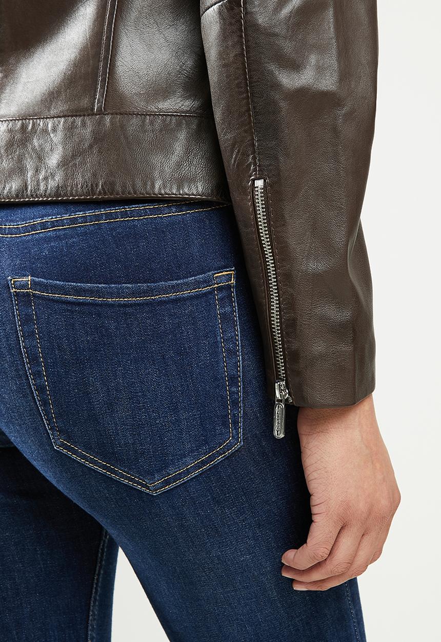 POLO - Hilton quilted leather jacket - brown