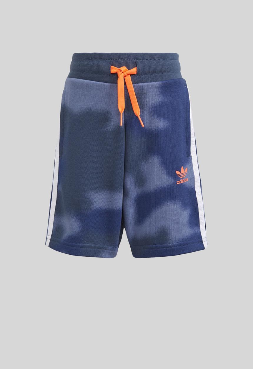 adidas Originals - Short & tee set - white & blue 