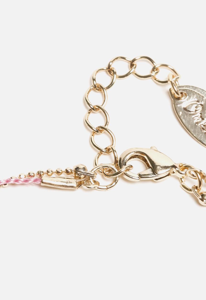 Orelia - Crystal Drop & Thread Friendship Bracelet
