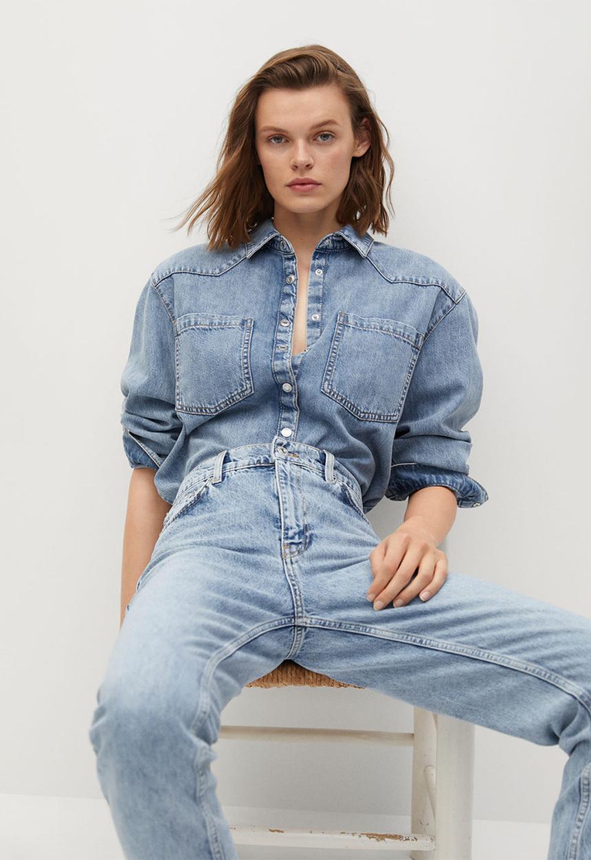 MANGO - Jeansmom80 - open blue