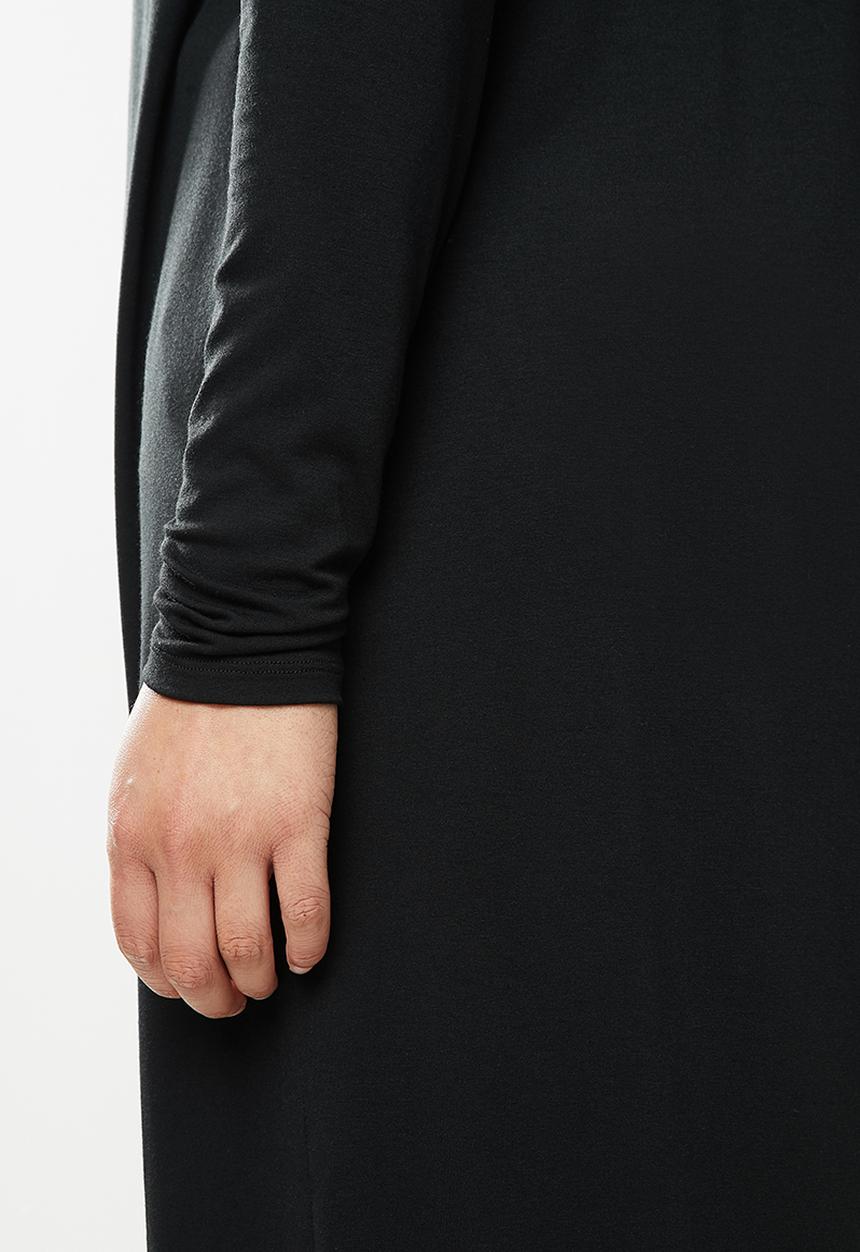 edit Maternity - Ll midi cardi - black