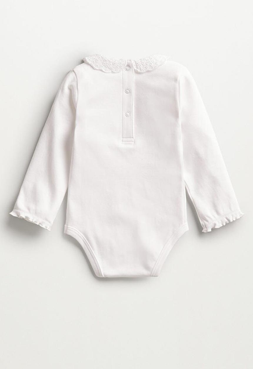 MANGO - Didi long sleeve tee - off white