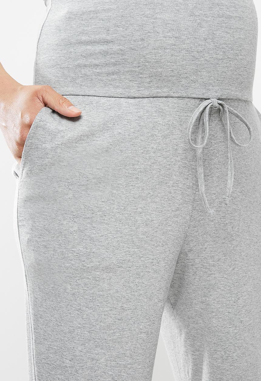 edit Maternity - Drop crotch jogger - grey 