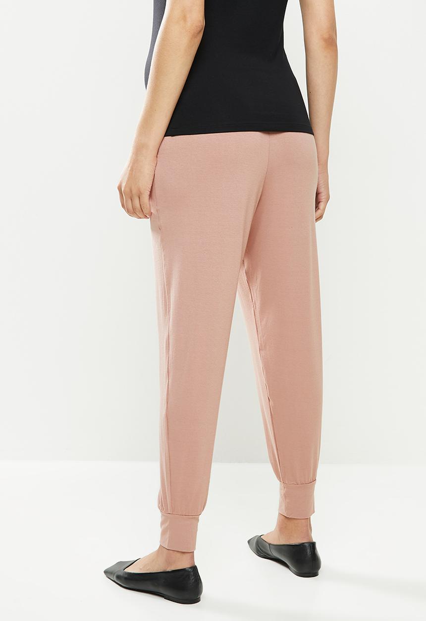 edit Maternity - Drop crotch jogger - pink