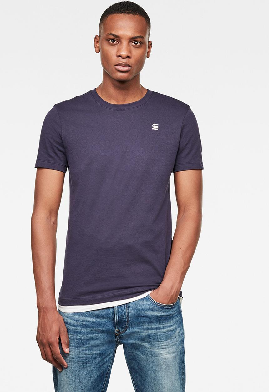 G-STAR - Graw slim r t short sleeve - sartho blue