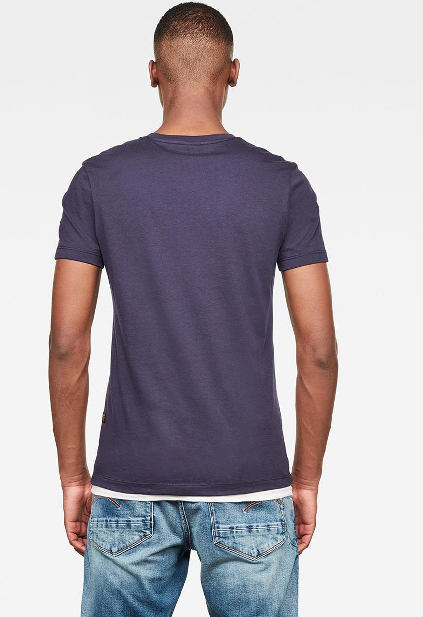 G-STAR - Graw slim r t short sleeve - sartho blue