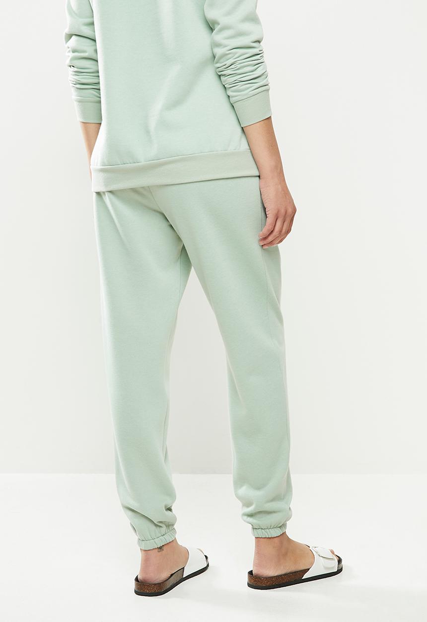 Superbalist - Cuffed tummy band jogger - sage