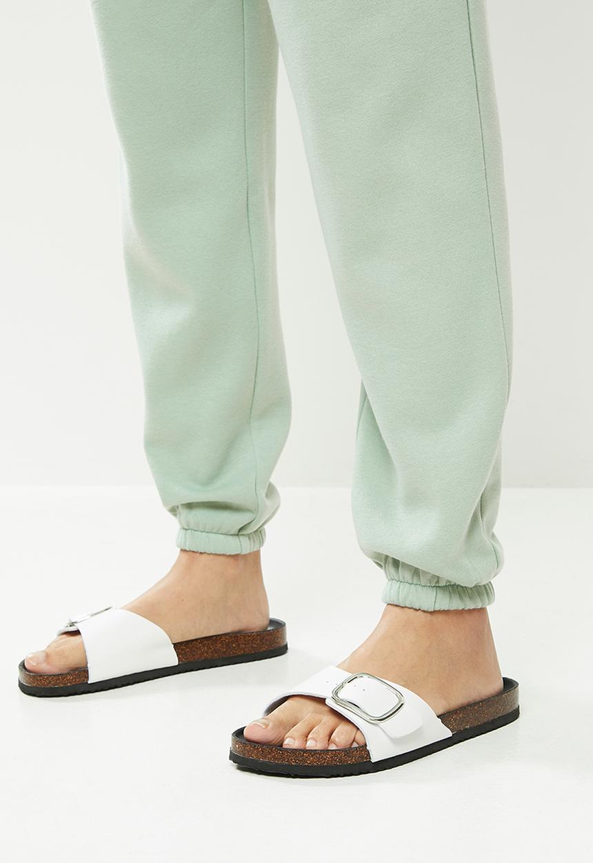 Superbalist - Cuffed tummy band jogger - sage
