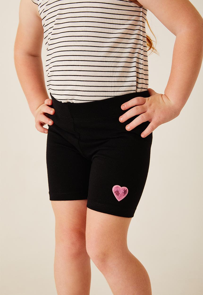 Flyersunion - 2 pack biker short - black & pink