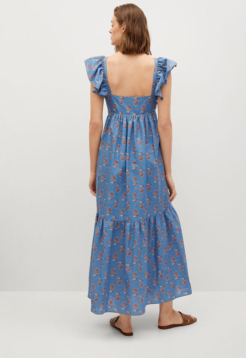 MANGO - Dress sunny - medium blue