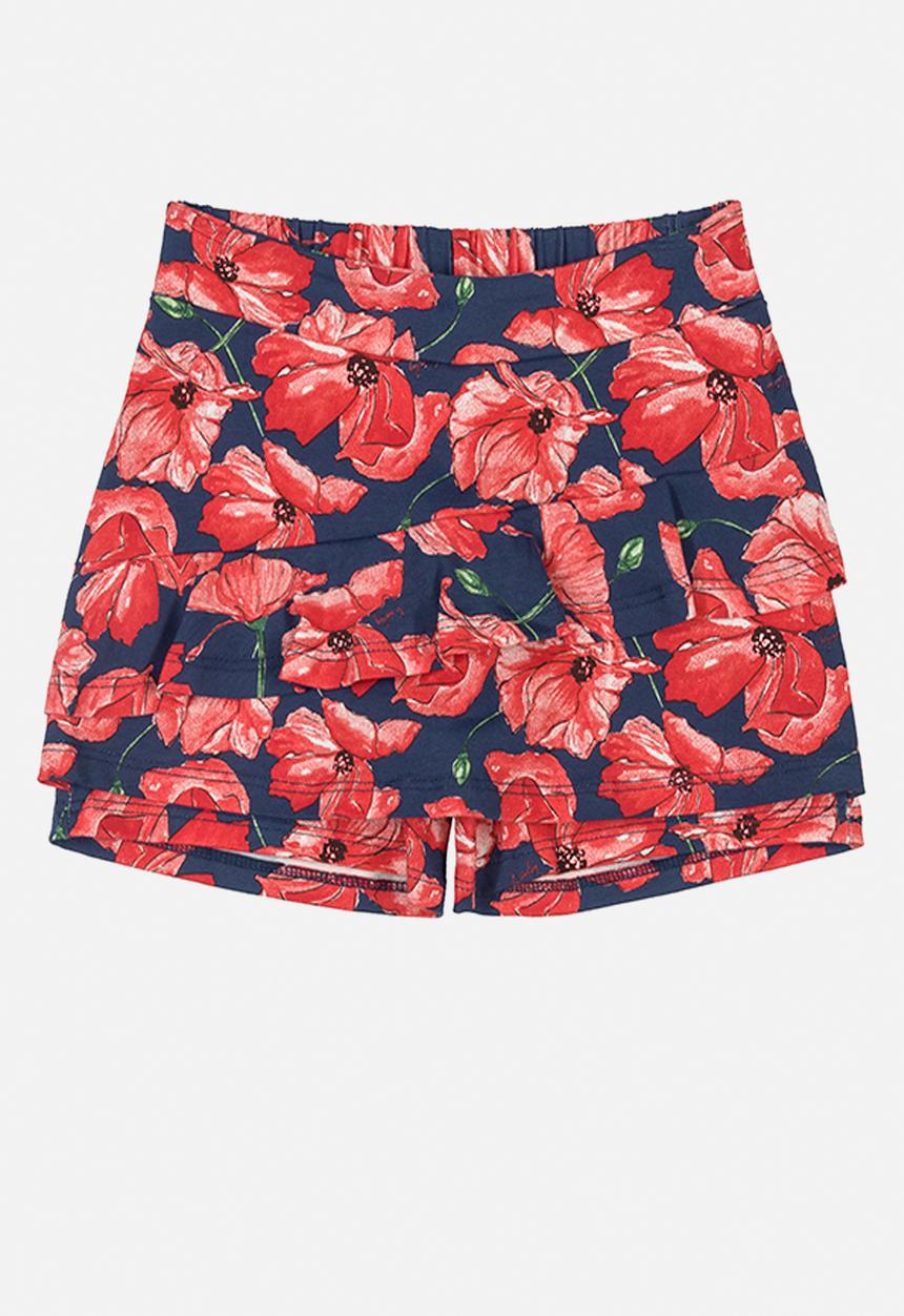 Quimby - Girls rose heart tee & shorts set - multi