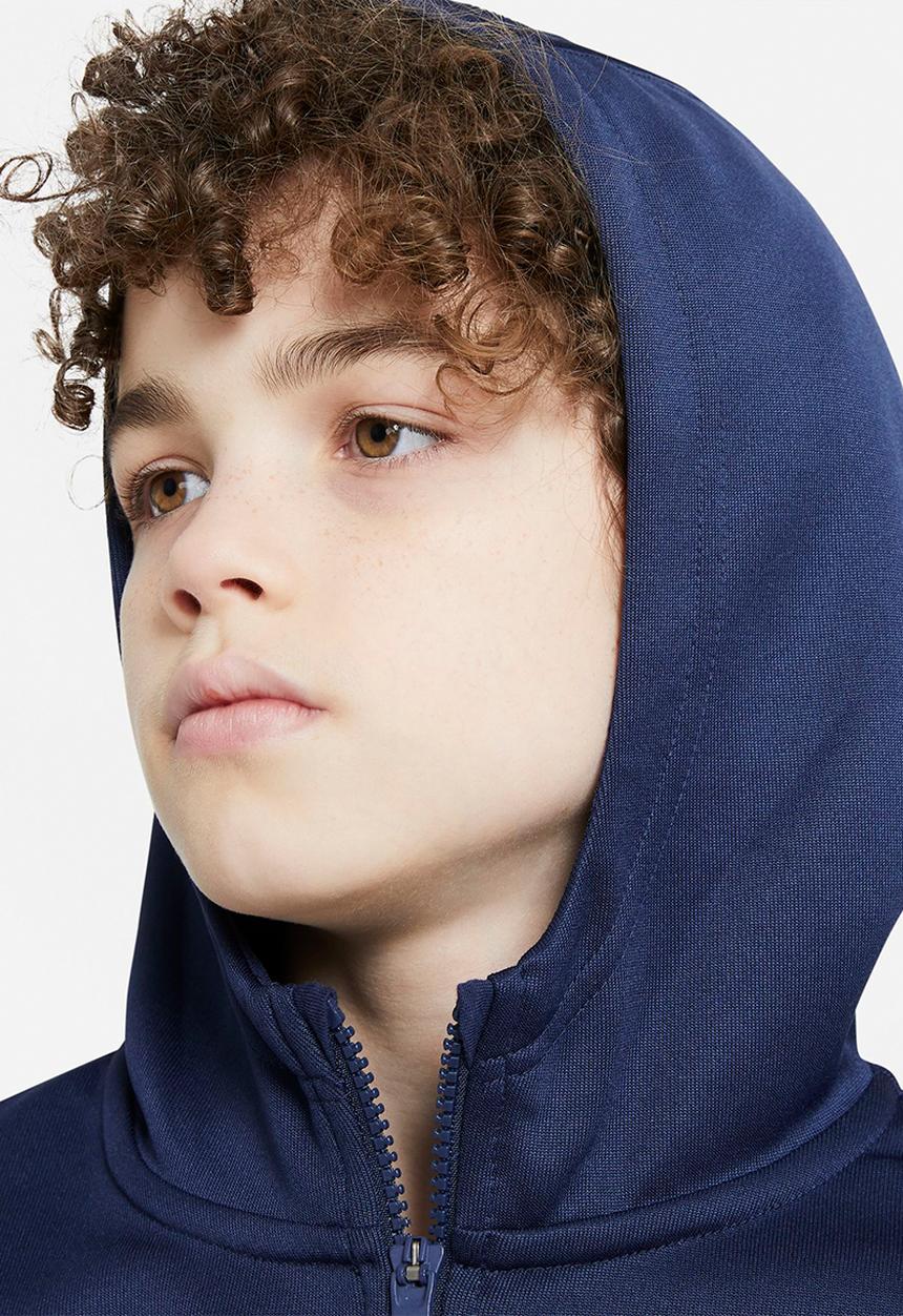 Nike - B nsw repeat pk fz hoodie - navy & white