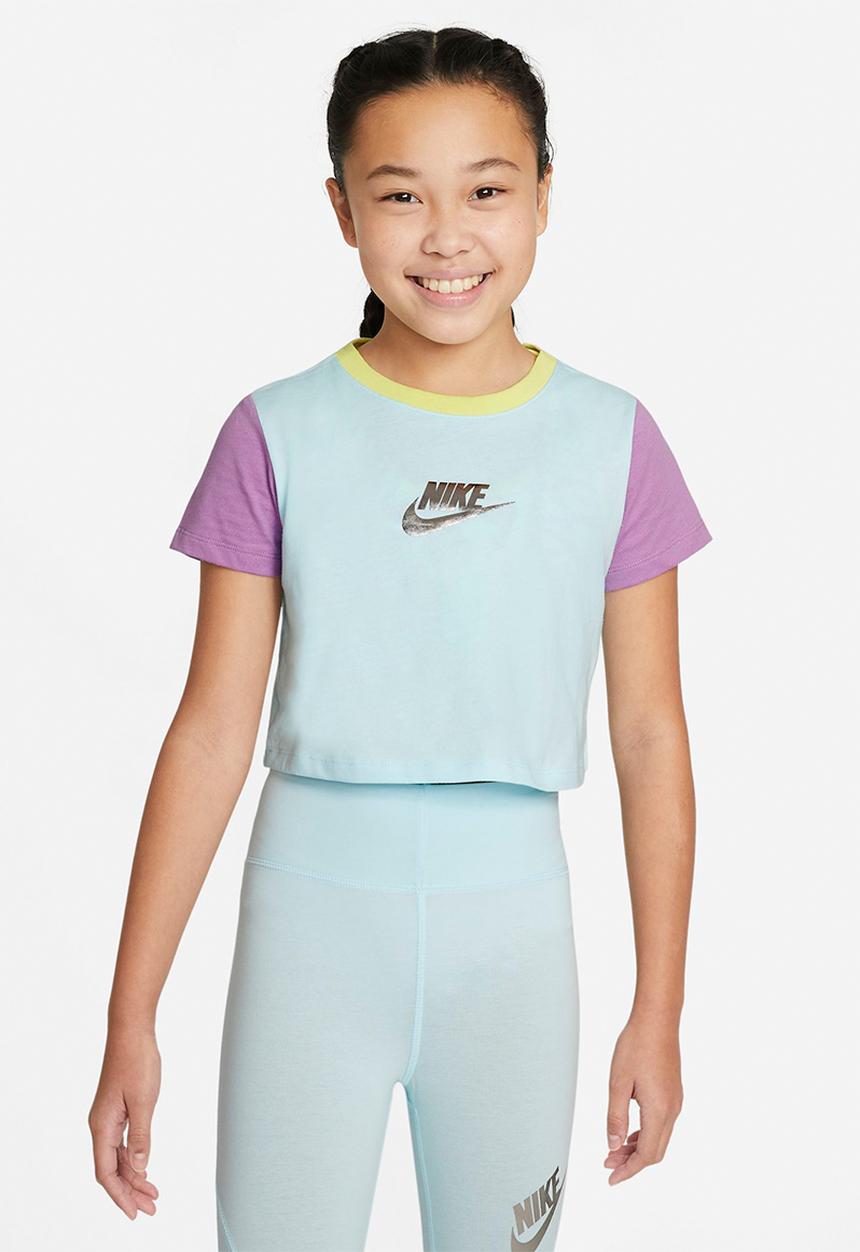 Nike - G nsw tee crop - blue 