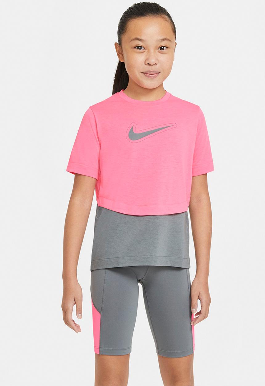 Nike - G nk dry trophy ss top - sunset pulse / smoke grey 