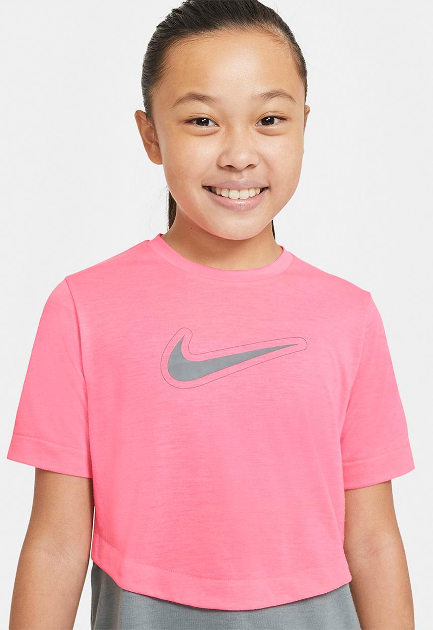 Nike - G nk dry trophy ss top - sunset pulse / smoke grey 