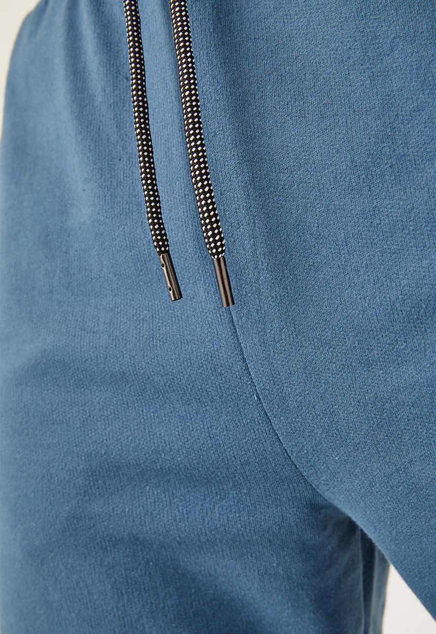 Flyersunion - Panel jogger - denim blue