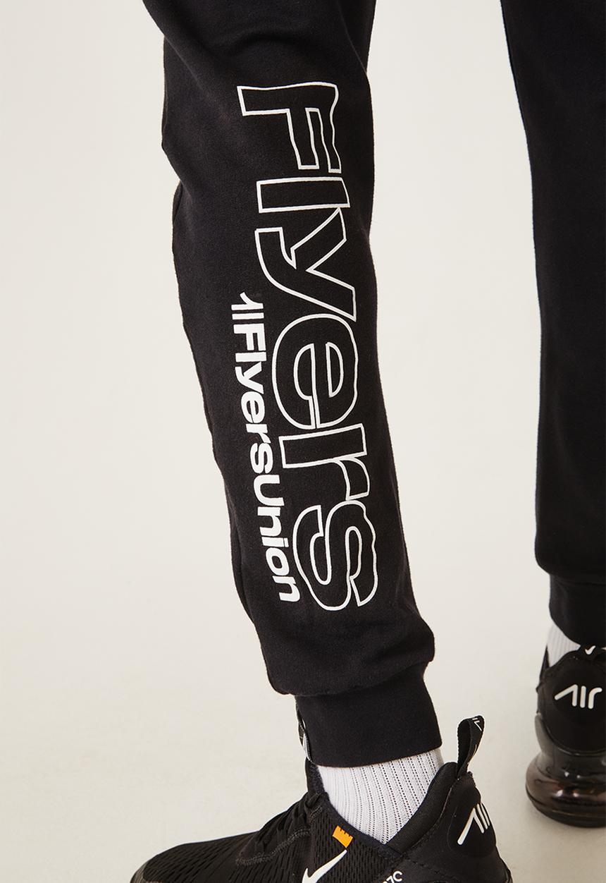 Flyersunion - Panel jogger - black