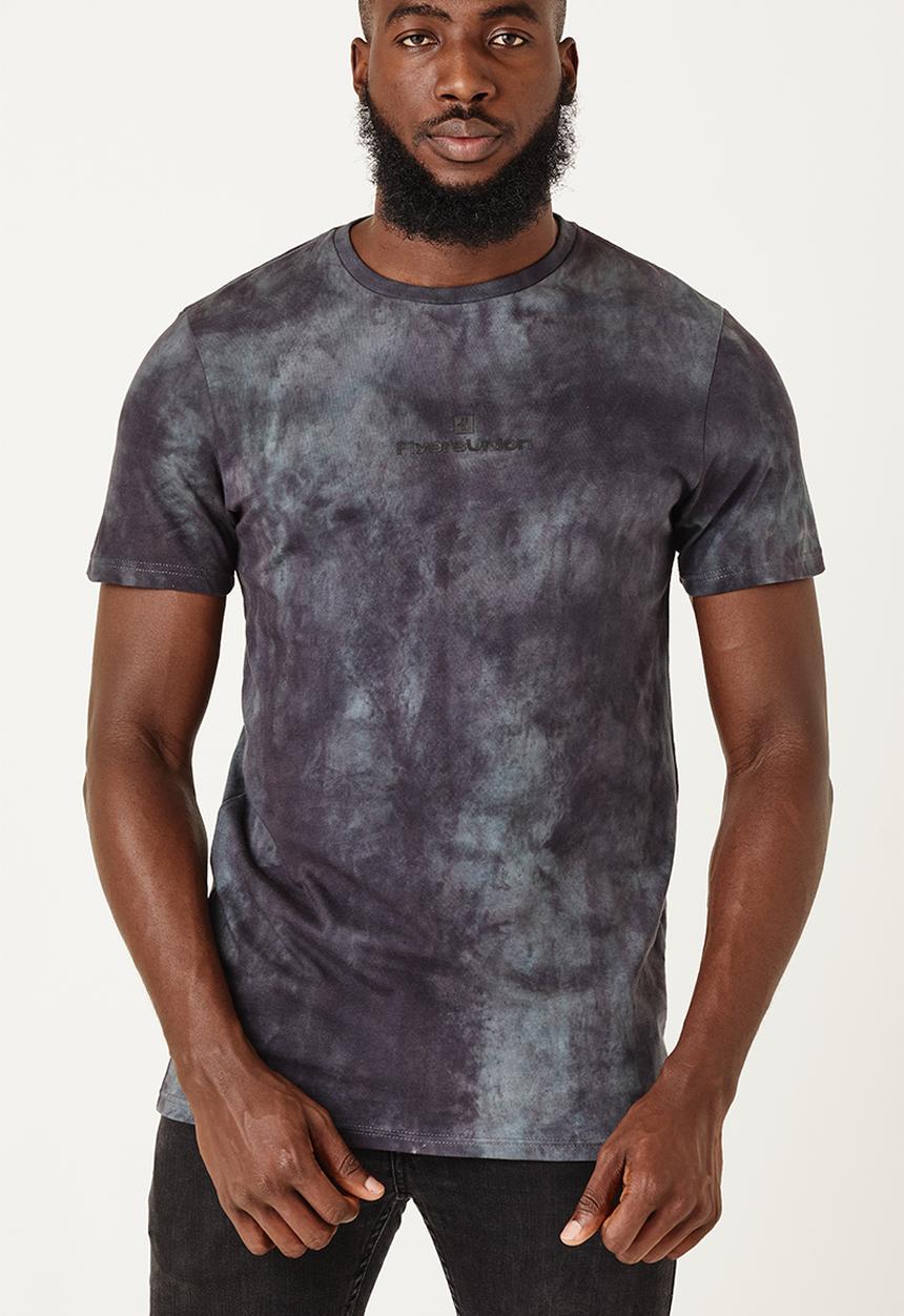Flyersunion - Longline spectra-dye tee - navy spectra dye