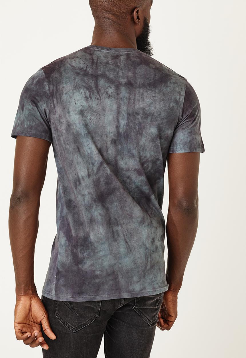 Flyersunion - Longline spectra-dye tee - navy spectra dye