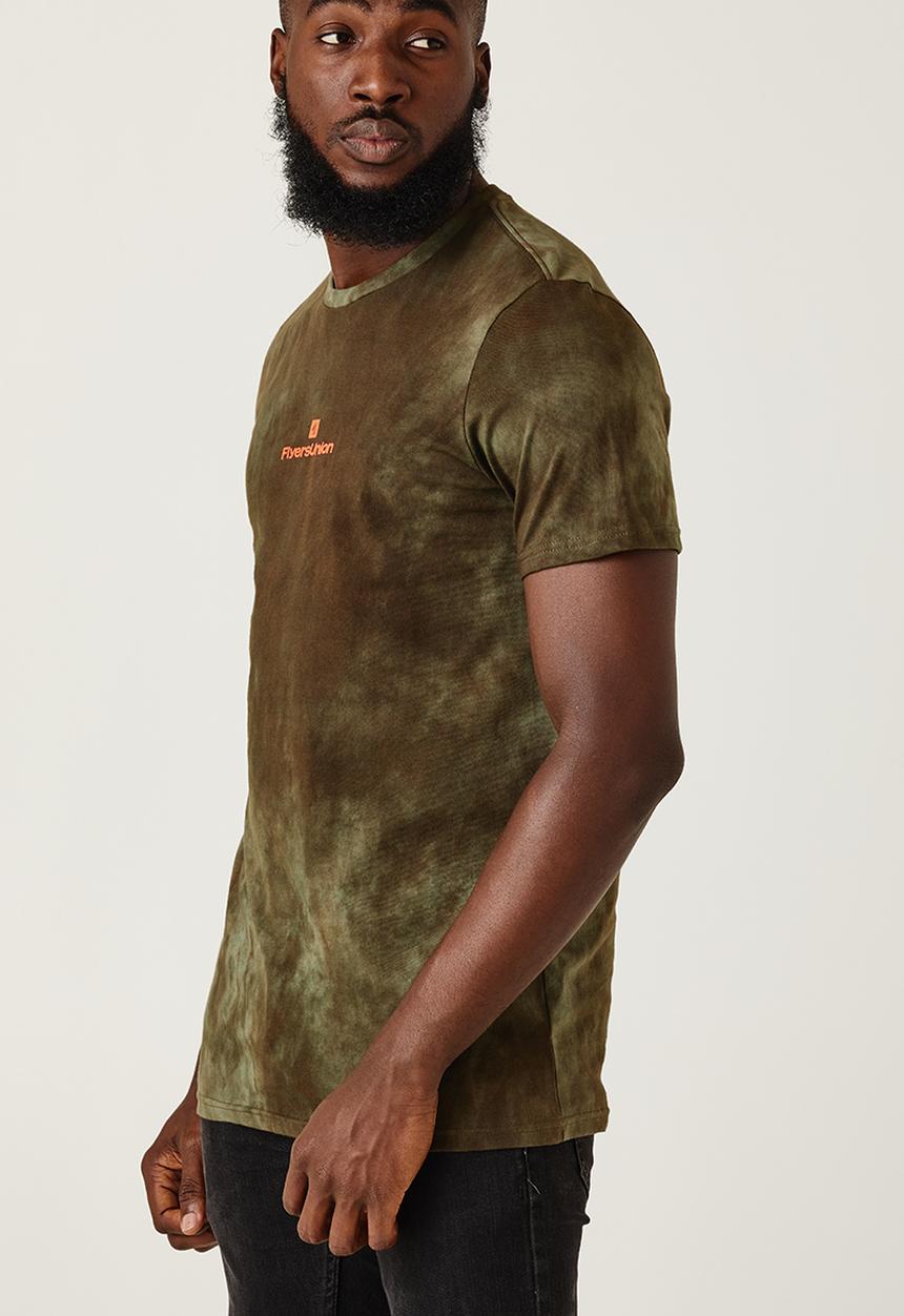 Flyersunion - Longline spectra-dye tee - fatigue spectra dye