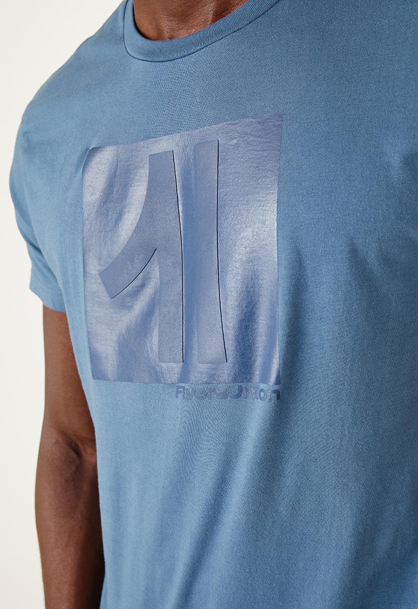 Flyersunion - Regular logo tee - medium airforce