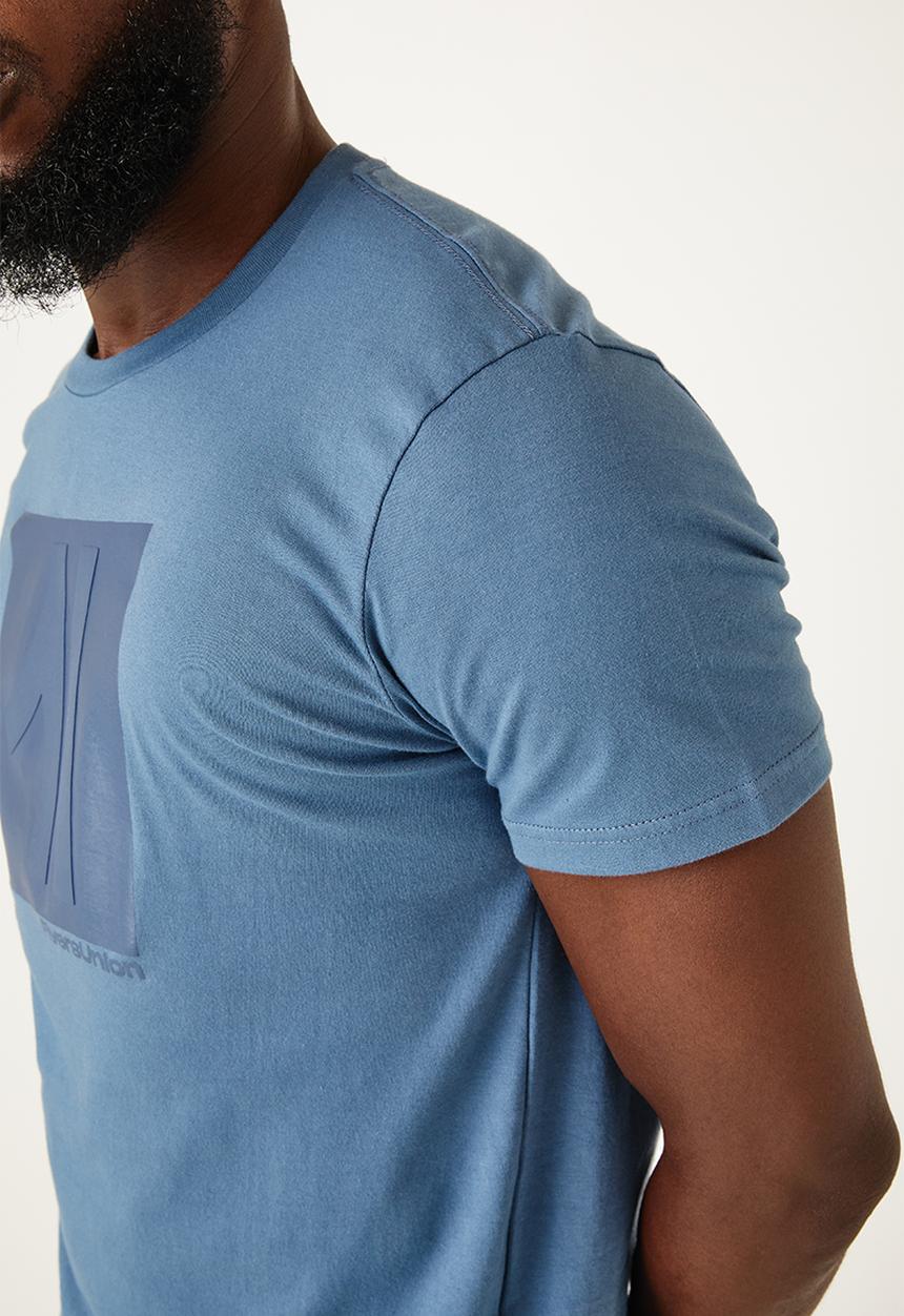Flyersunion - Regular logo tee - medium airforce