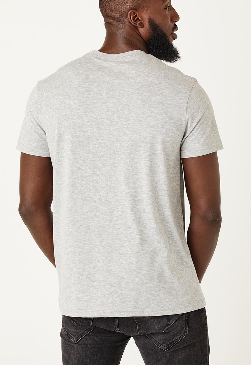 Flyersunion - Regular photographic tee - grey melange