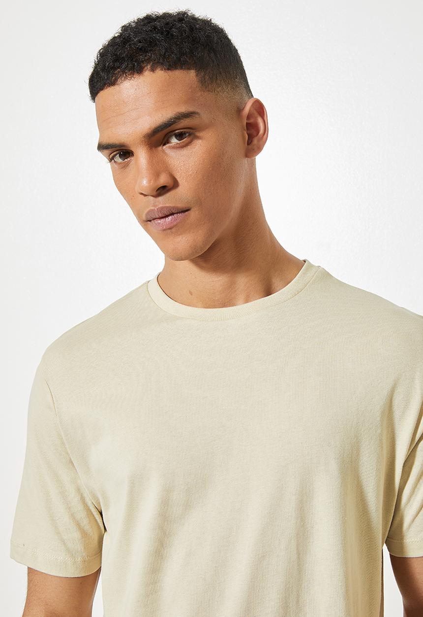 Superbalist - Nate crew neck tee - beige 