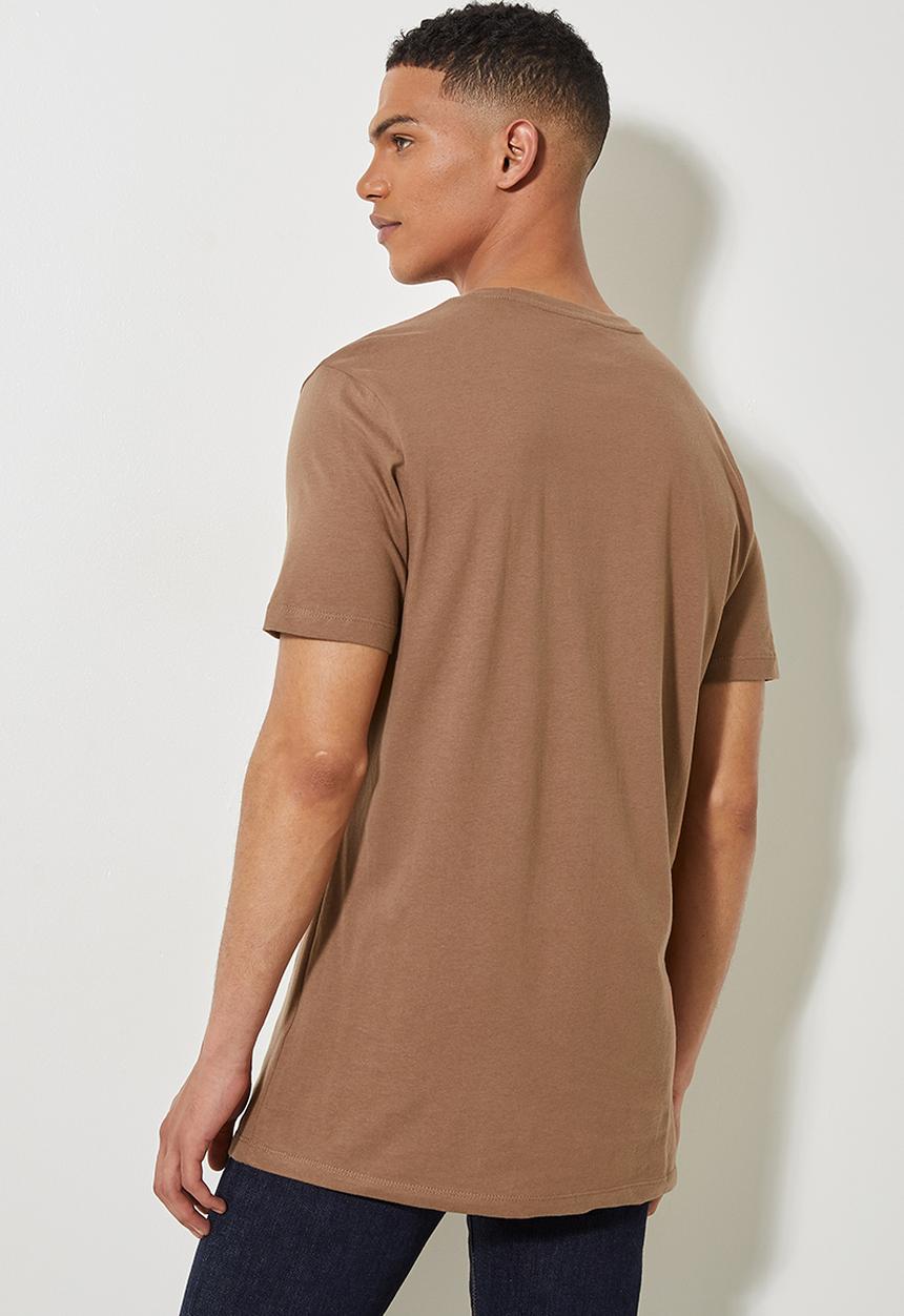 Superbalist - Nate crew neck tee - brown 