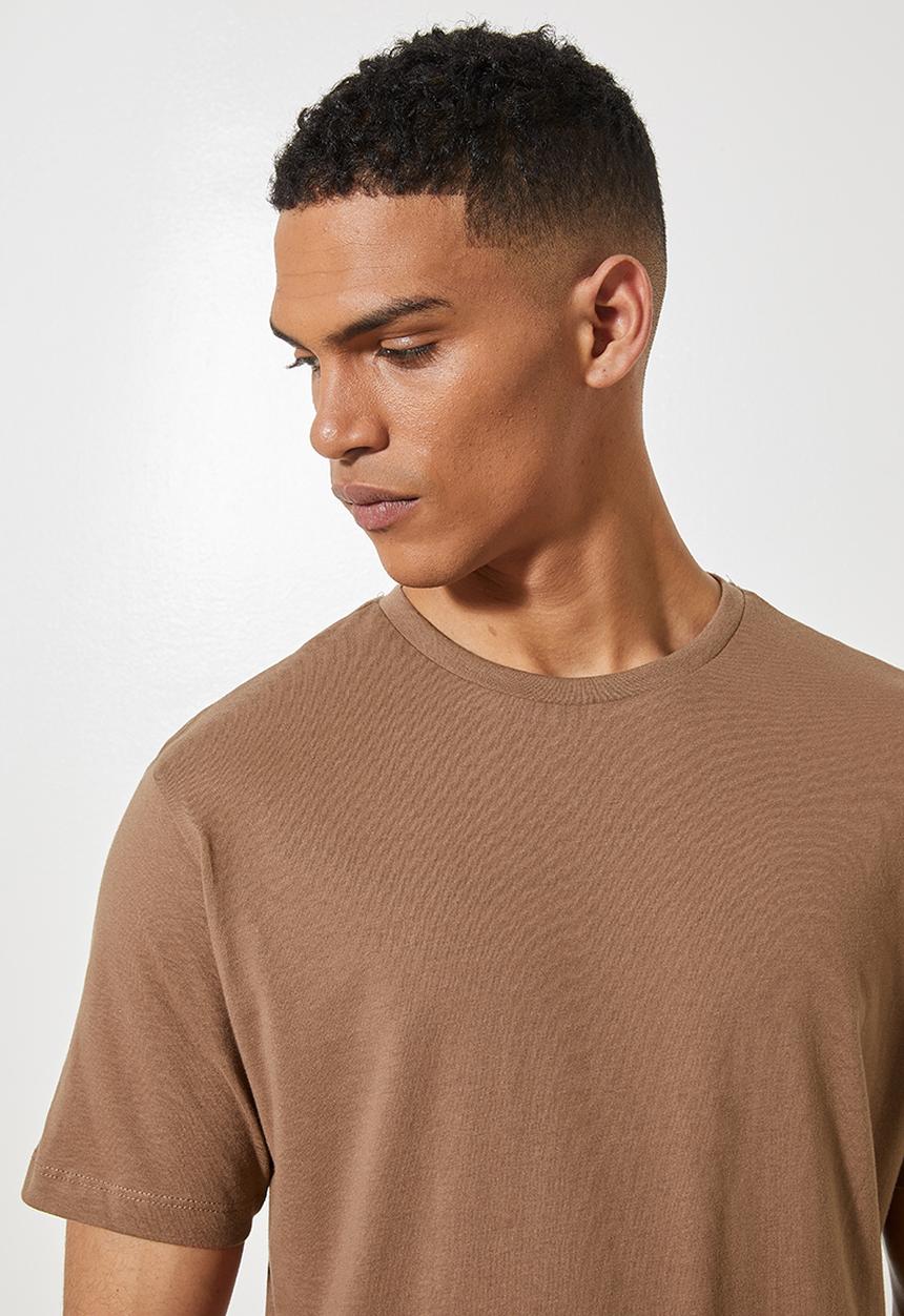 Superbalist - Nate crew neck tee - brown 