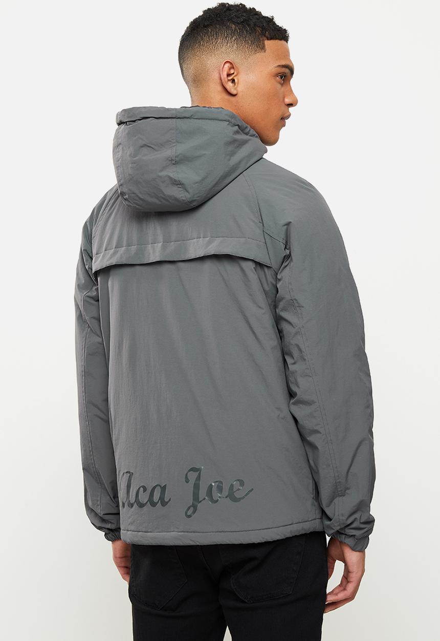 Aca Joe - Aca joe zip thru windbreaker - charcoal