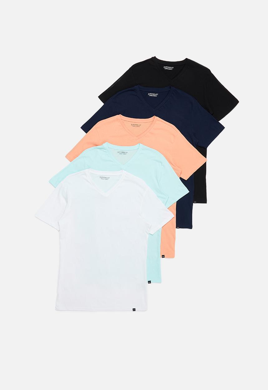 Superbalist - 5-Pack dean v-neck tee - multi