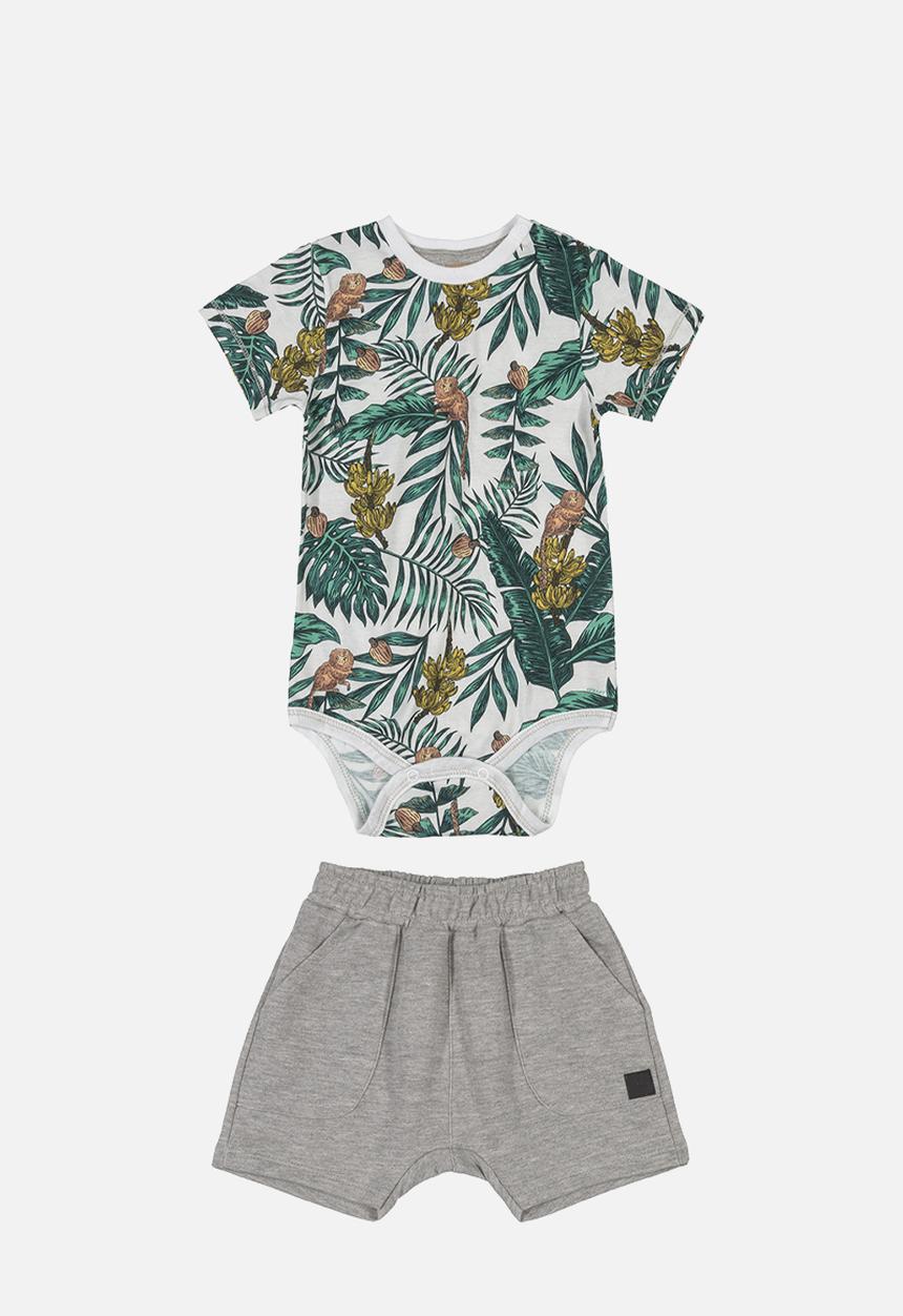UP Baby - Babygrow & shorts set - multi 