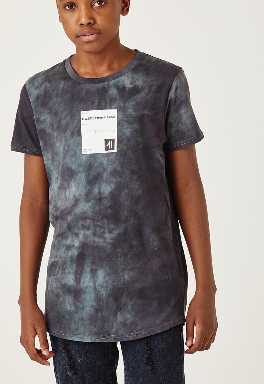 Flyersunion - Spectra dye tee - navy dye