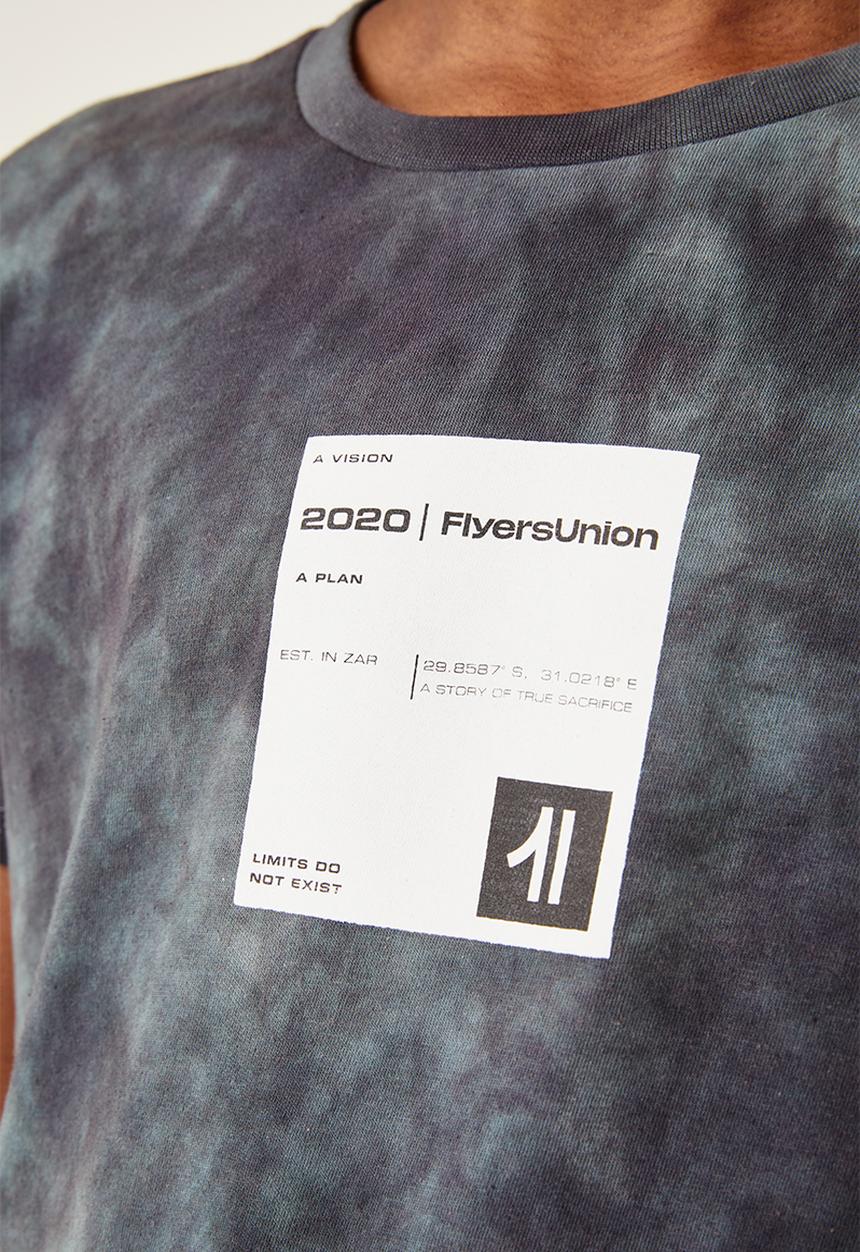 Flyersunion - Spectra dye tee - navy dye