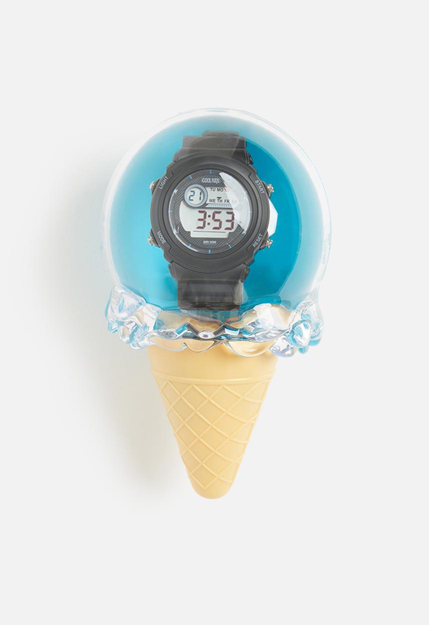 Cool Kids - Kids digital mid-size 30m watch - black