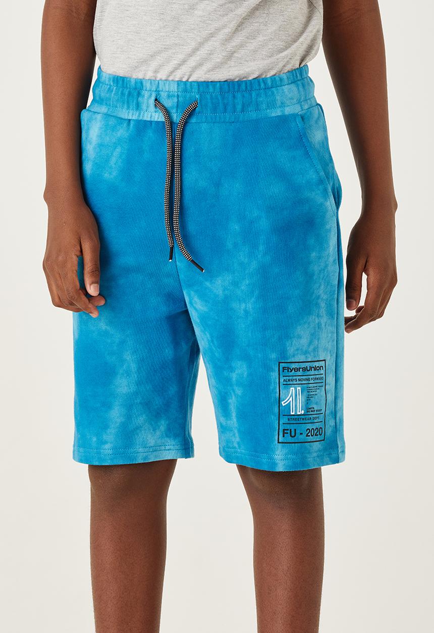 Flyersunion - Short - peacock spectra dye
