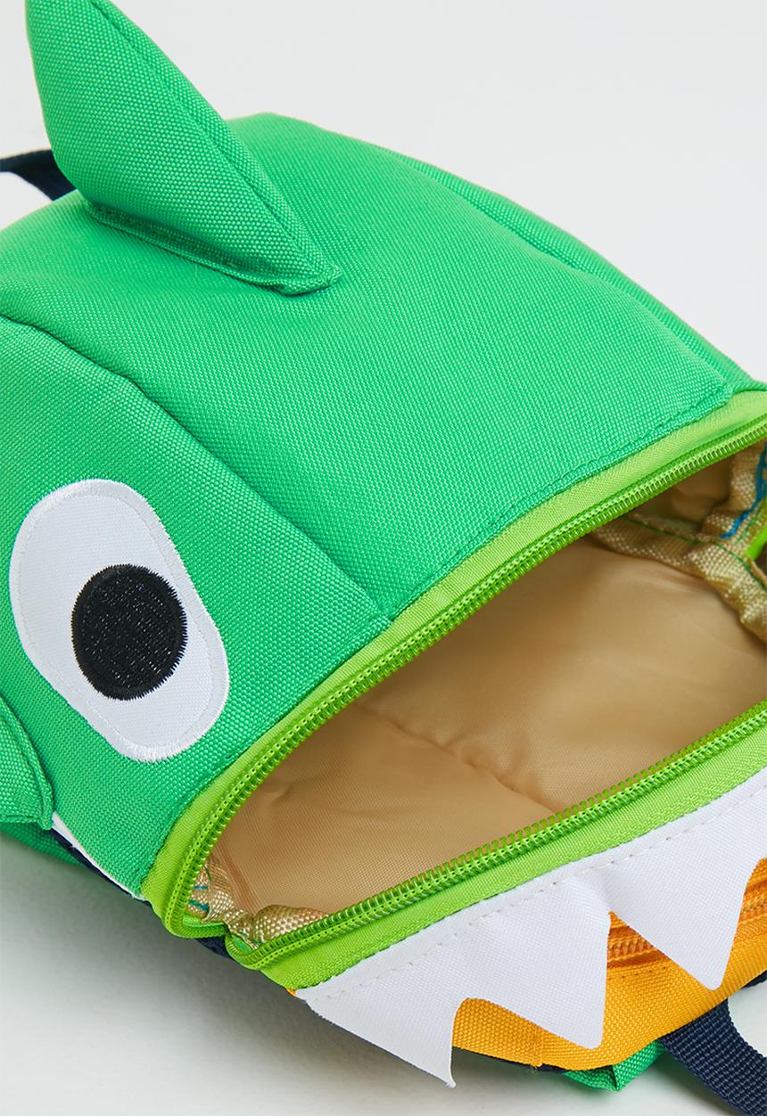 Pop Candy - Boys shark backpack - green