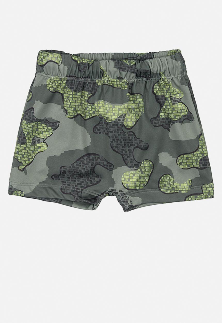 Quimby - Boys swimming tee & shorts set - green
