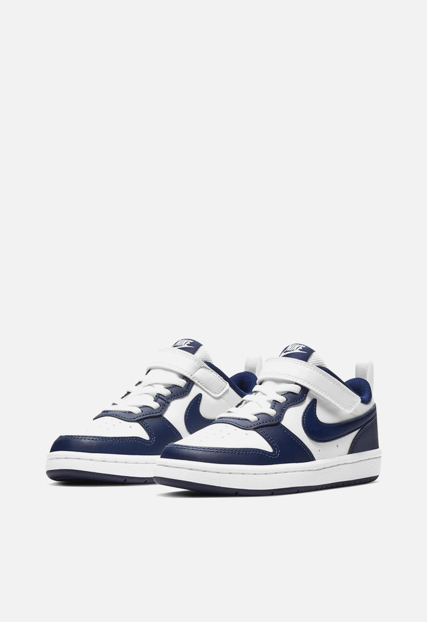 Nike - Nike court borough low 2 (psv) - white/blvoid