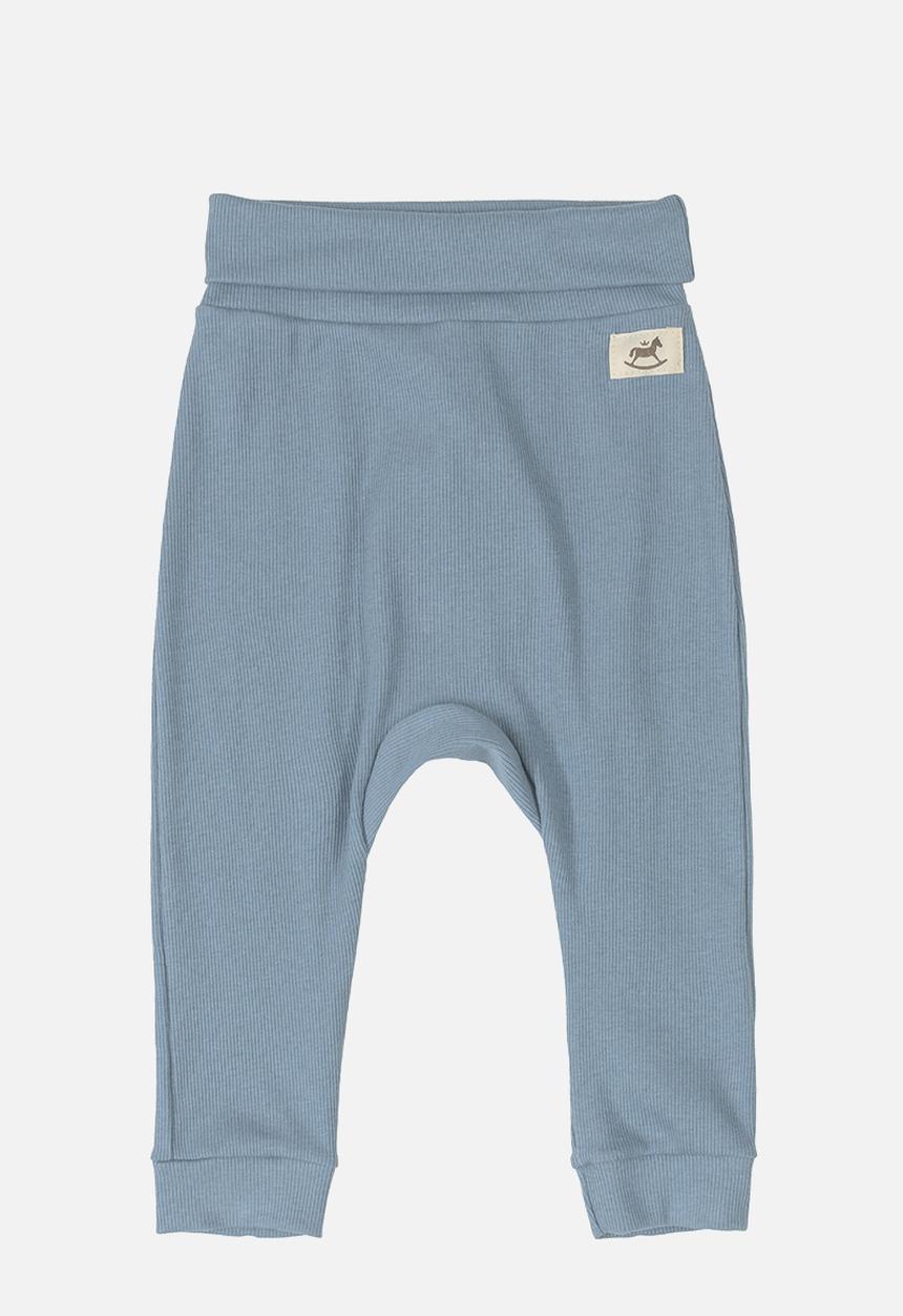 UP Baby - Baby ribbed pants - blue