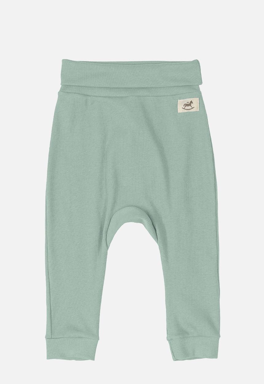 UP Baby - Ribbed pants - green