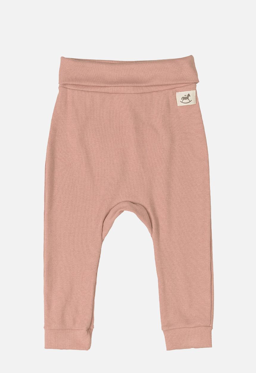 UP Baby - Ribbed pants - light orange