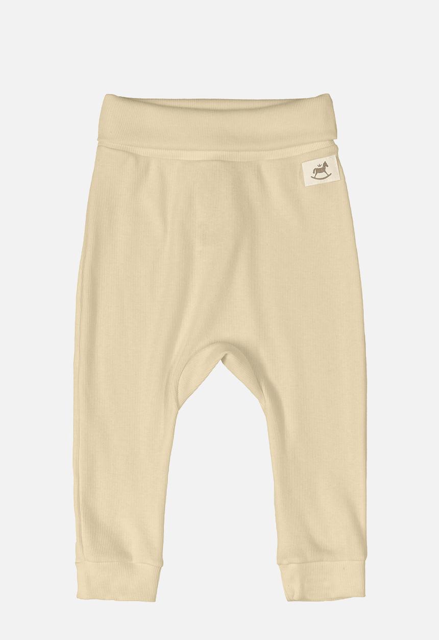 UP Baby - Baby ribbed pants - light yellow