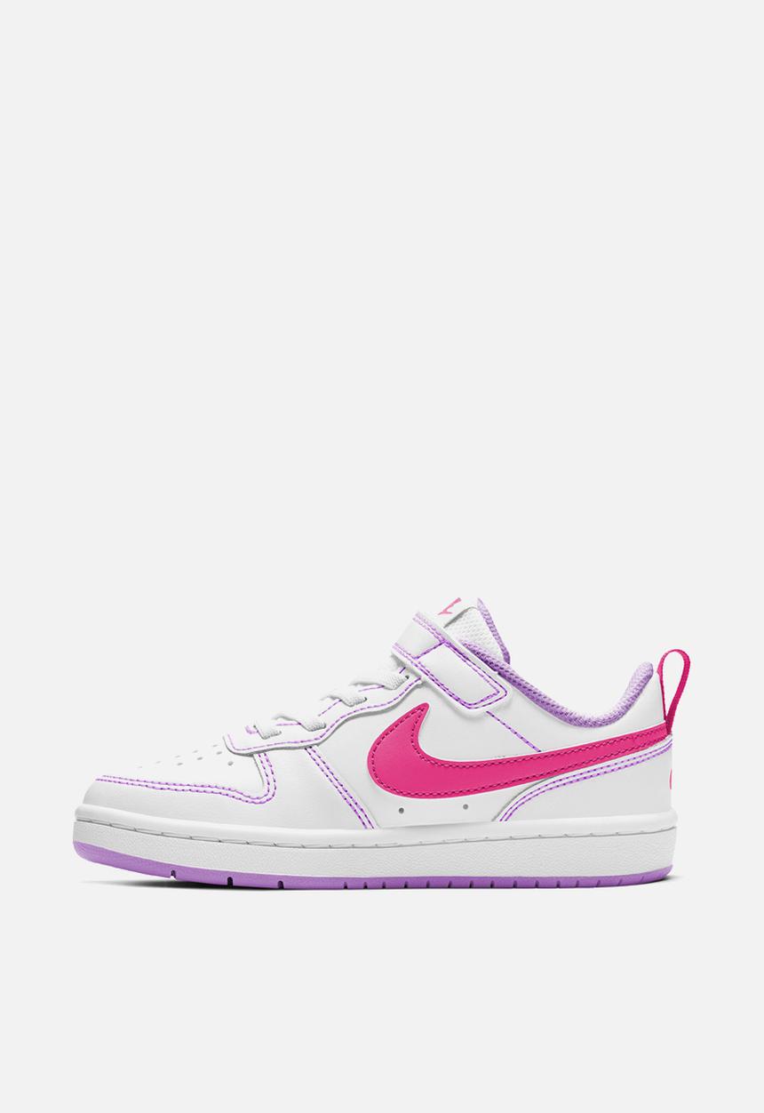 Nike - Nike court borough low 2 (psv) - white/hyprpk