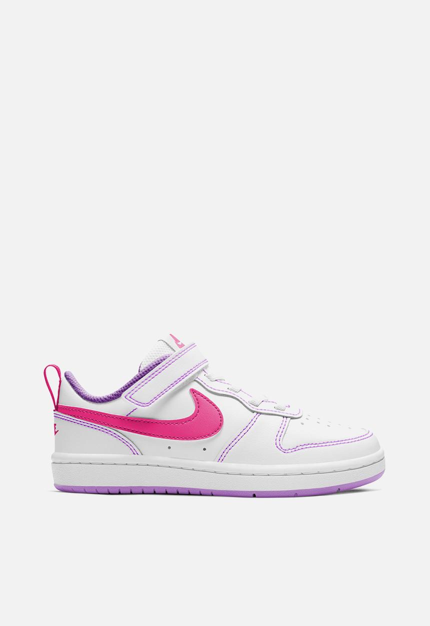 Nike - Nike court borough low 2 (psv) - white/hyprpk