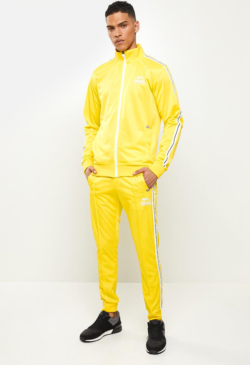 Lonsdale - Angels entry tracksuit - yellow & white 
